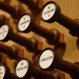 Rudigierorgel | Registerzüge