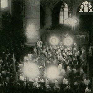 Pontifikalamt am 1. Mai 1924 im Mariendom Linz