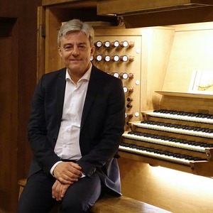 Thierry Mechler an der Rudigierorgel